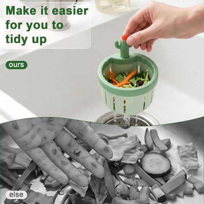 🌵2026 Cactus-Shaped Sink Filter Basket — Hands-Free, Anti-Clogging Drain Filter