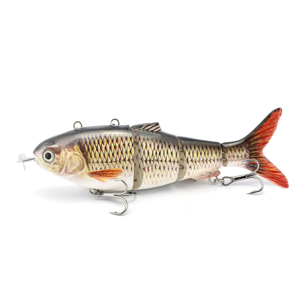 Lifelike Auto Swimming Fishing Lure – 5.12" Rechargeable Robotic Swimbait