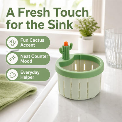 🌵2026 Cactus-Shaped Sink Filter Basket — Hands-Free, Anti-Clogging Drain Filter