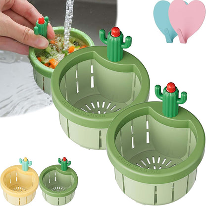 🌵2026 Cactus-Shaped Sink Filter Basket — Hands-Free, Anti-Clogging Drain Filter
